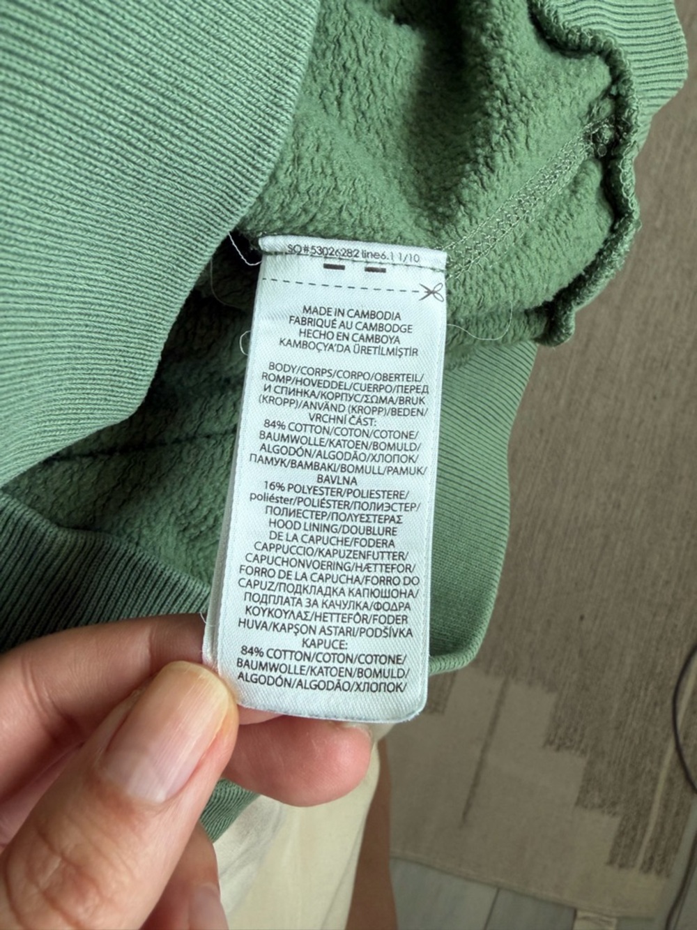 Ralph Lauren Olive Green Polo Player Crewneck Hoodie - Picture 4 of 6